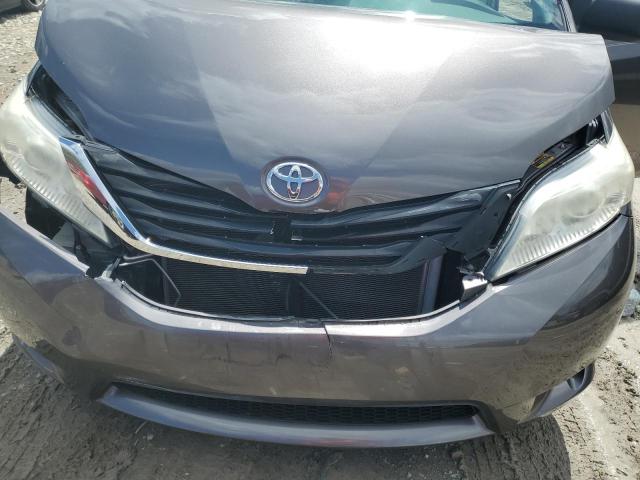 5TDKK3DCXCS266586 - 2012 TOYOTA SIENNA LE GRAY photo 12