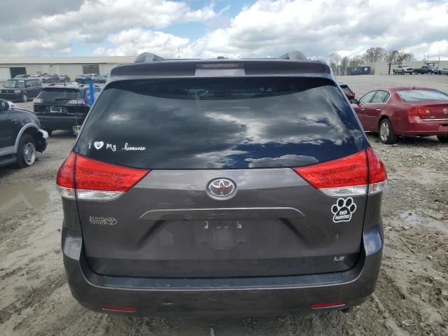 5TDKK3DCXCS266586 - 2012 TOYOTA SIENNA LE GRAY photo 6