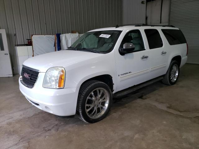 1GKFK36359R290174 - 2009 GMC YUKON XL K1500 SLT WHITE photo 1