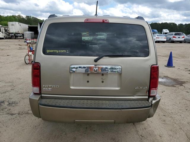 1D8GU58K87W679028 - 2007 DODGE NITRO SLT GRAY photo 6