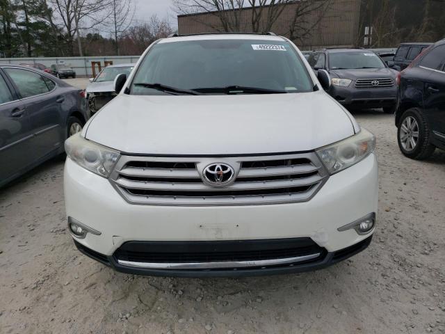 5TDBK3EH7CS163345 - 2012 TOYOTA HIGHLANDER BASE WHITE photo 5