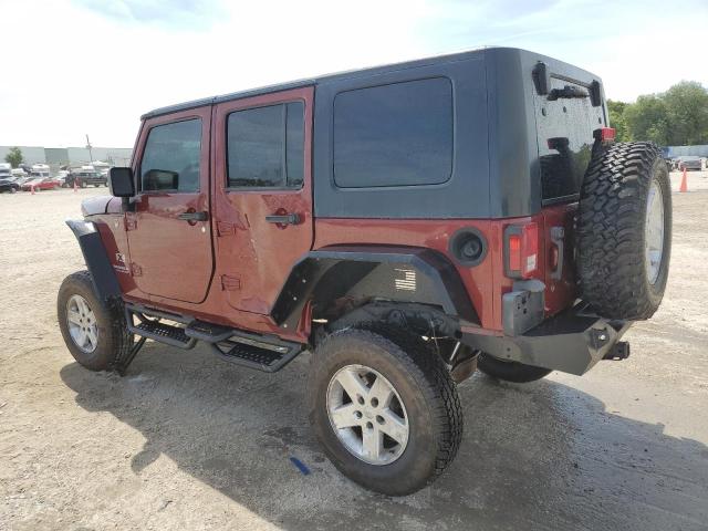 1J4GA39189L764709 - 2009 JEEP WRANGLER U X BURGUNDY photo 2