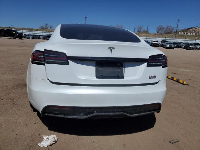 5YJSA1E58NF479163 - 2022 TESLA MODEL S WHITE photo 6