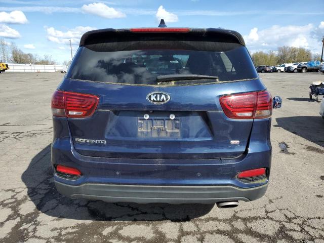 5XYPGDA33KG433903 - 2019 KIA SORENTO L BLUE photo 6