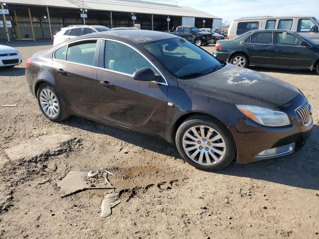 W04GW5EV0B1136490 - 2011 BUICK REGAL CXL BROWN photo 4