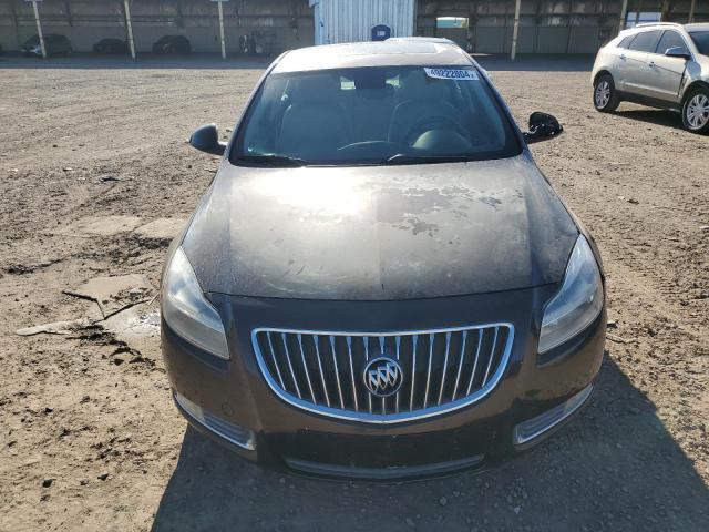 W04GW5EV0B1136490 - 2011 BUICK REGAL CXL BROWN photo 5