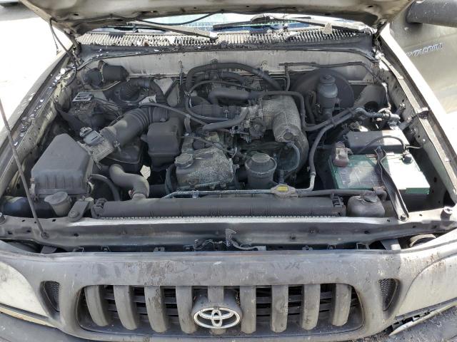 5TENL42N23Z190241 - 2003 TOYOTA TACOMA SILVER photo 11