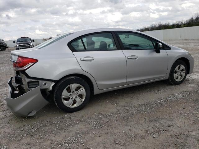 19XFB2F53FE072085 - 2015 HONDA CIVIC LX SILVER photo 3