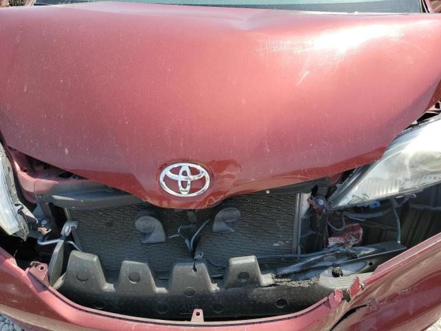 5TDJK3DC6DS062106 - 2013 TOYOTA SIENNA LE MAROON photo 11