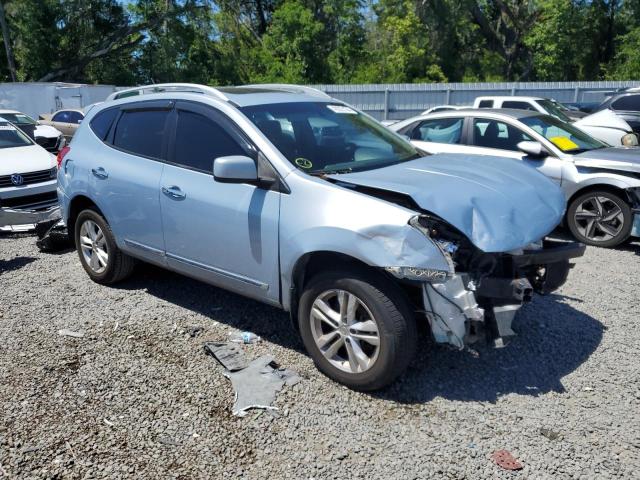 JN8AS5MT7CW283468 - 2012 NISSAN ROGUE S BLUE photo 4