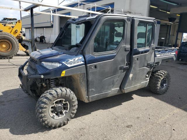 4XARSW990L8927969 - 2020 POLARIS RANGER CREW XP 1000 NORTHSTAR EDITION RIDE COMMAND BLUE photo 2