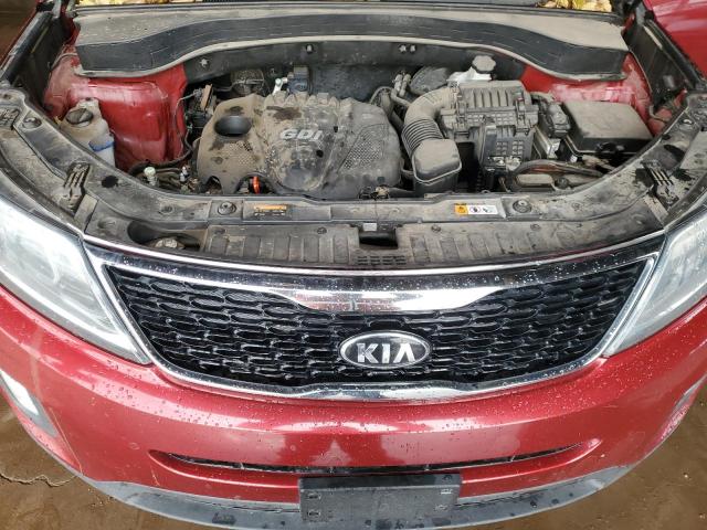 5XYKT4A66FG593506 - 2015 KIA SORENTO LX RED photo 11