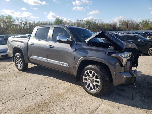 5TFMC5DB4RX065357 - 2024 TOYOTA TUNDRA CREWMAX PLATINUM ნაცრისფერი ფოტო 4