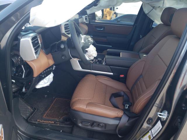 5TFMC5DB4RX065357 - 2024 TOYOTA TUNDRA CREWMAX PLATINUM ნაცრისფერი ფოტო 7