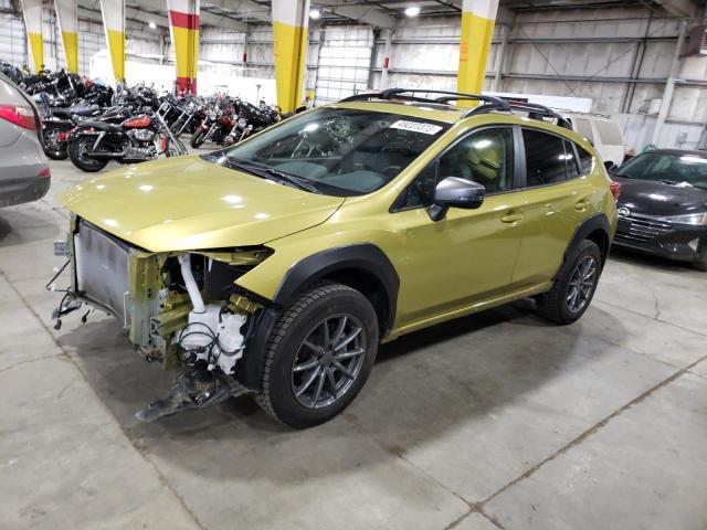 JF2GTHSC0NH263241 - 2022 SUBARU CROSSTREK SPORT YELLOW photo 1