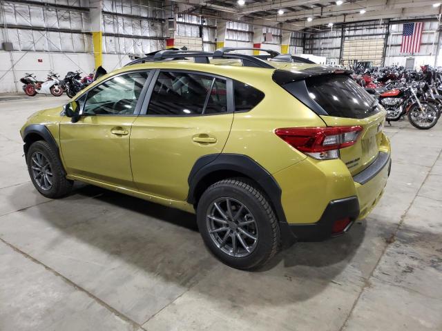 JF2GTHSC0NH263241 - 2022 SUBARU CROSSTREK SPORT YELLOW photo 2