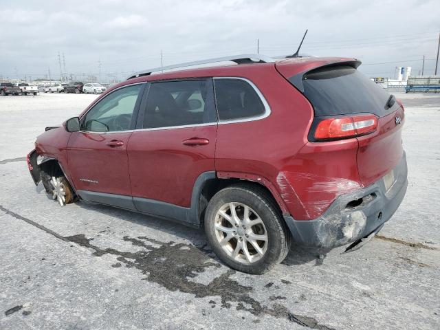 1C4PJLCS1EW106326 - 2014 JEEP CHEROKEE LATITUDE MAROON photo 2