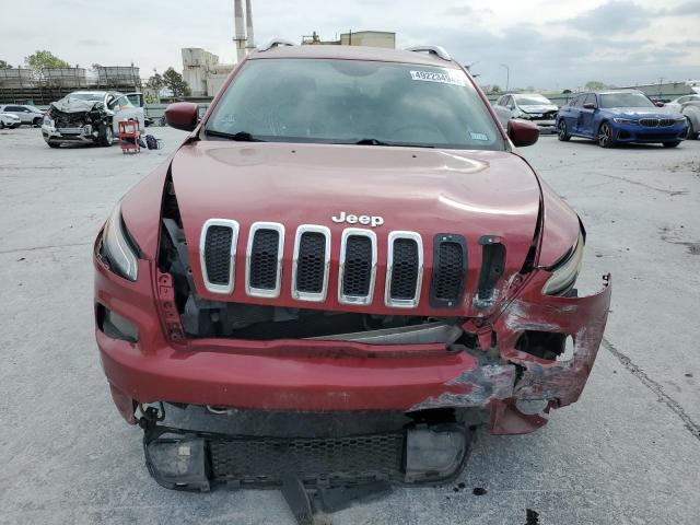 1C4PJLCS1EW106326 - 2014 JEEP CHEROKEE LATITUDE MAROON photo 5