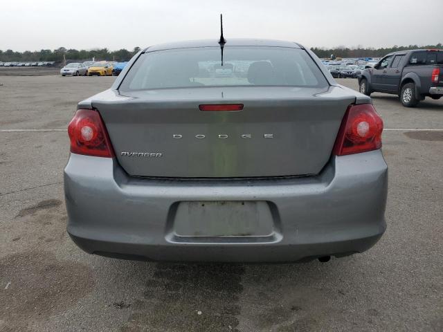 1C3CDZAB4DN605058 - 2013 DODGE AVENGER SE GRAY photo 6