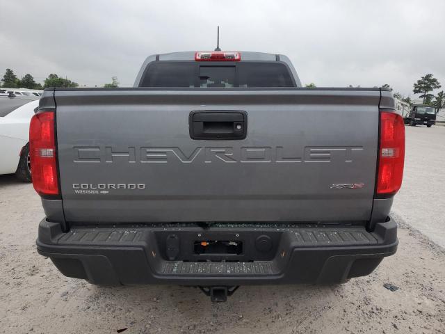 1GCGTEENXN1287145 - 2022 CHEVROLET COLORADO ZR2 GRAY photo 6