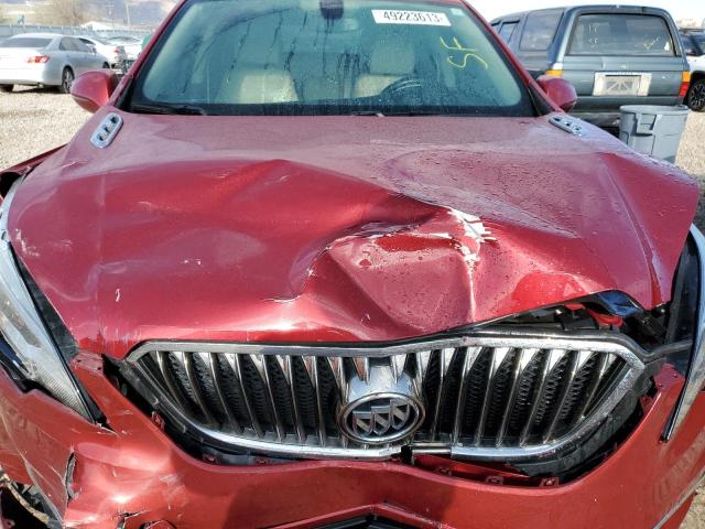 LRBFXASA9HD074263 - 2017 BUICK ENVISION PREFERRED BURGUNDY photo 11