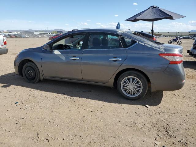 3N1AB7AP4FY335606 - 2015 NISSAN SENTRA S GRAY photo 2