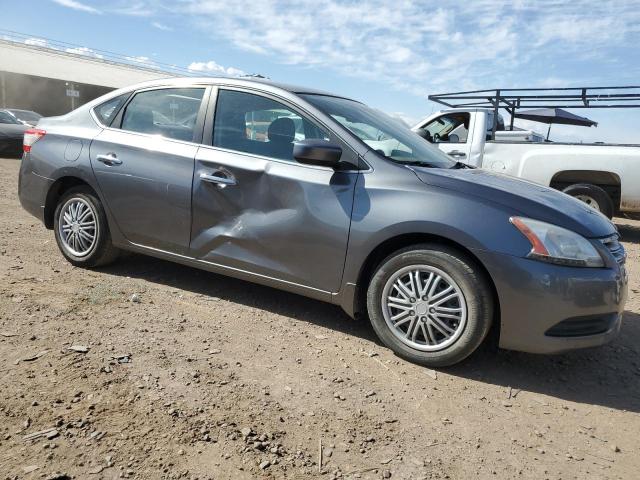 3N1AB7AP4FY335606 - 2015 NISSAN SENTRA S GRAY photo 4