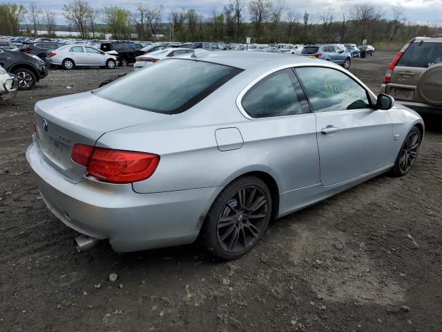 WBAKF9C51BE619390 - 2011 BMW 335 XI SILVER photo 3