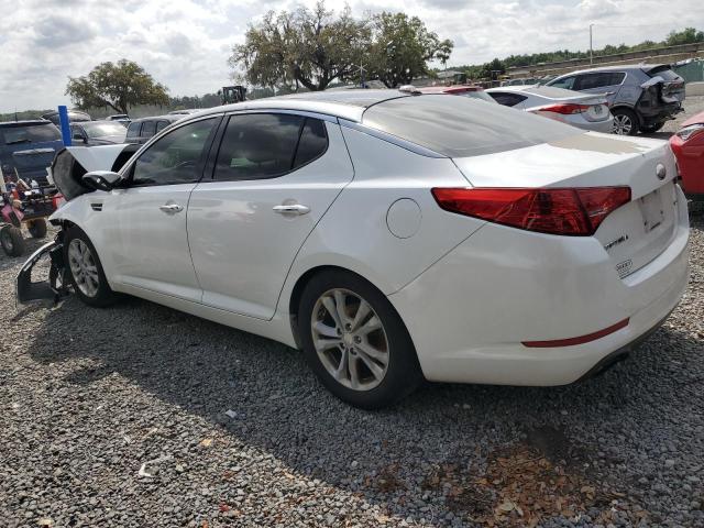 5XXGN4A75DG205031 - 2013 KIA OPTIMA EX WHITE photo 2