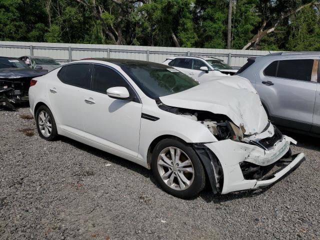 5XXGN4A75DG205031 - 2013 KIA OPTIMA EX WHITE photo 4