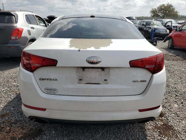 5XXGN4A75DG205031 - 2013 KIA OPTIMA EX WHITE photo 6