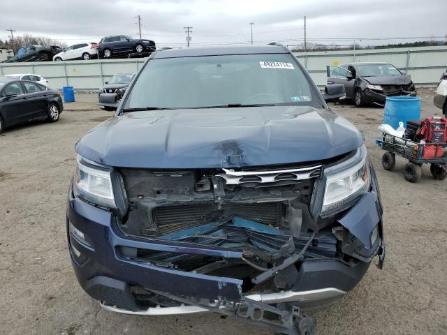 1FM5K8DH4HGB75901 - 2017 FORD EXPLORER XLT BLUE photo 5