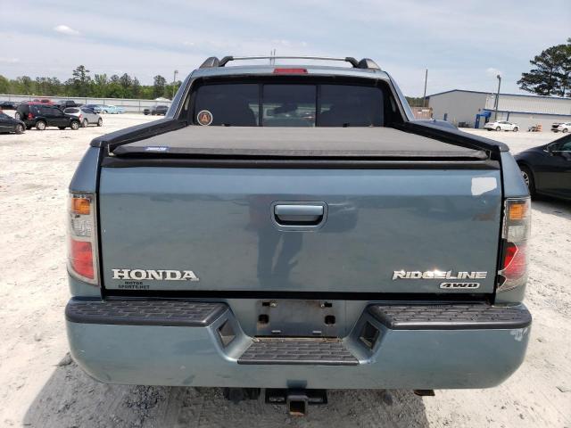 2HJYK16516H527468 - 2006 HONDA RIDGELINE RTL BLUE photo 6