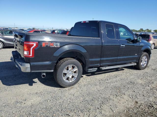 1FTEX1EPXFFC30616 - 2015 FORD F150 SUPER CAB BLACK photo 3