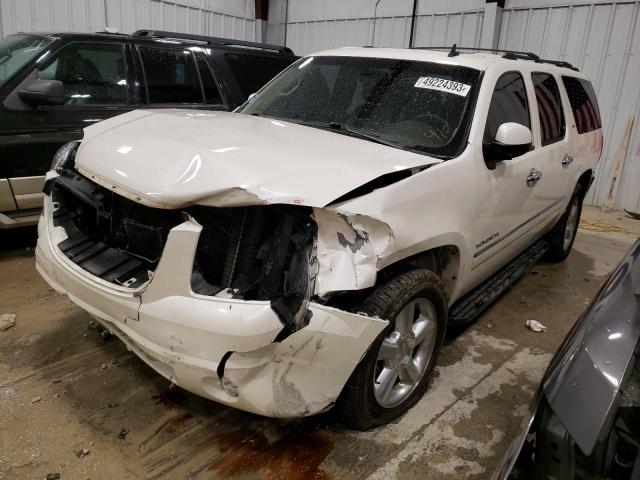 1GKS1KE06DR356128 - 2013 GMC YUKON XL C1500 SLT WHITE photo 1