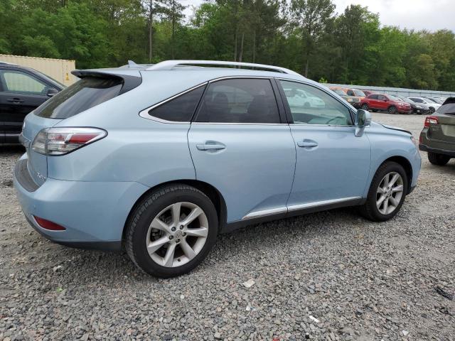 2T2ZK1BA3AC032828 - 2010 LEXUS RX 350 BLUE photo 3