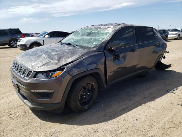 3C4NJCAB1LT253212 - 2020 JEEP COMPASS SPORT GRAY photo 1