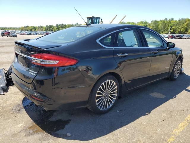 3FA6P0RU4HR320628 - 2017 FORD FUSION TITANIUM HEV BLACK photo 3