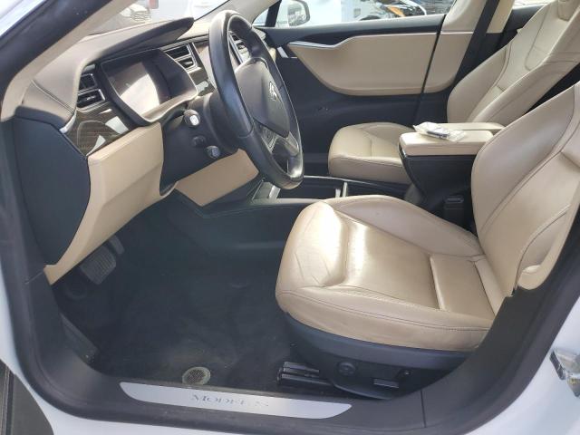 5YJSA1E14GF156437 - 2016 TESLA MODEL S 白色 照片 7