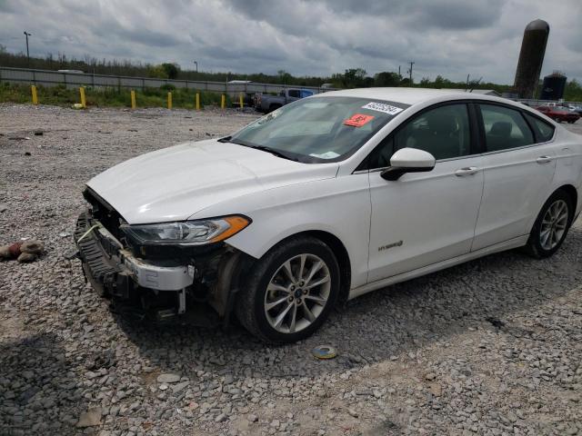 3FA6P0LU1HR238638 - 2017 FORD FUSION SE HYBRID WHITE photo 1