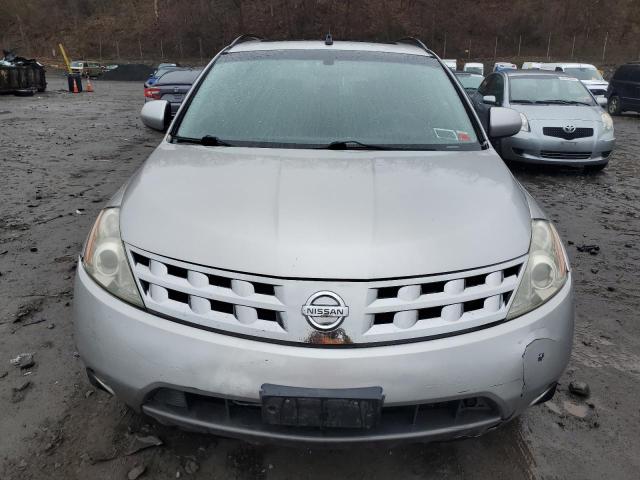 JN8AZ08WX4W307363 - 2004 NISSAN MURANO SL SILVER photo 5