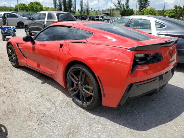 1G1YD2D75E5135147 - 2014 CHEVROLET CORVETTE STINGRAY 2LT RED photo 2