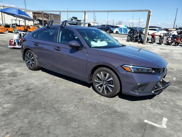 19XFL1H78RE009977 - 2024 HONDA CIVIC EXL ნაცრისფერი ფოტო 4