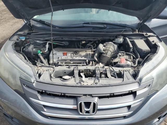 2HKRM4H55EH626673 - 2014 HONDA CR-V EX GRAY photo 11