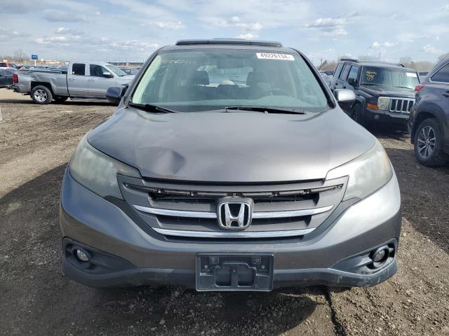 2HKRM4H55EH626673 - 2014 HONDA CR-V EX GRAY photo 5