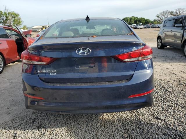 5NPD74LF7HH183416 - 2017 HYUNDAI ELANTRA SE BLUE photo 6