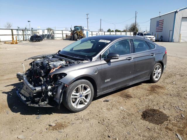 3FA6P0SU9FR253676 - 2015 FORD FUSION TITANIUM PHEV CHARCOAL photo 1