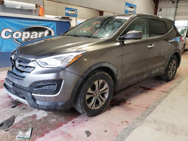 5XYZTDLB2EG145142 - 2014 HYUNDAI SANTA FE S BROWN photo 1