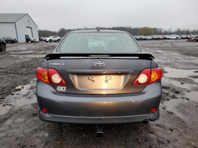 2T1BU40E39C155404 - 2009 TOYOTA COROLLA BASE GRAY photo 6