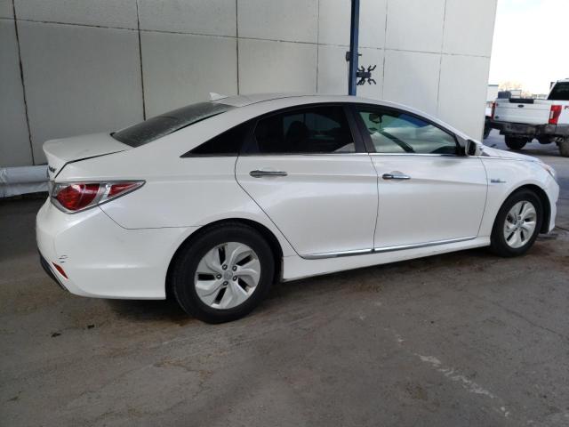 KMHEC4A45FA133597 - 2015 HYUNDAI SONATA HYBRID WHITE photo 3